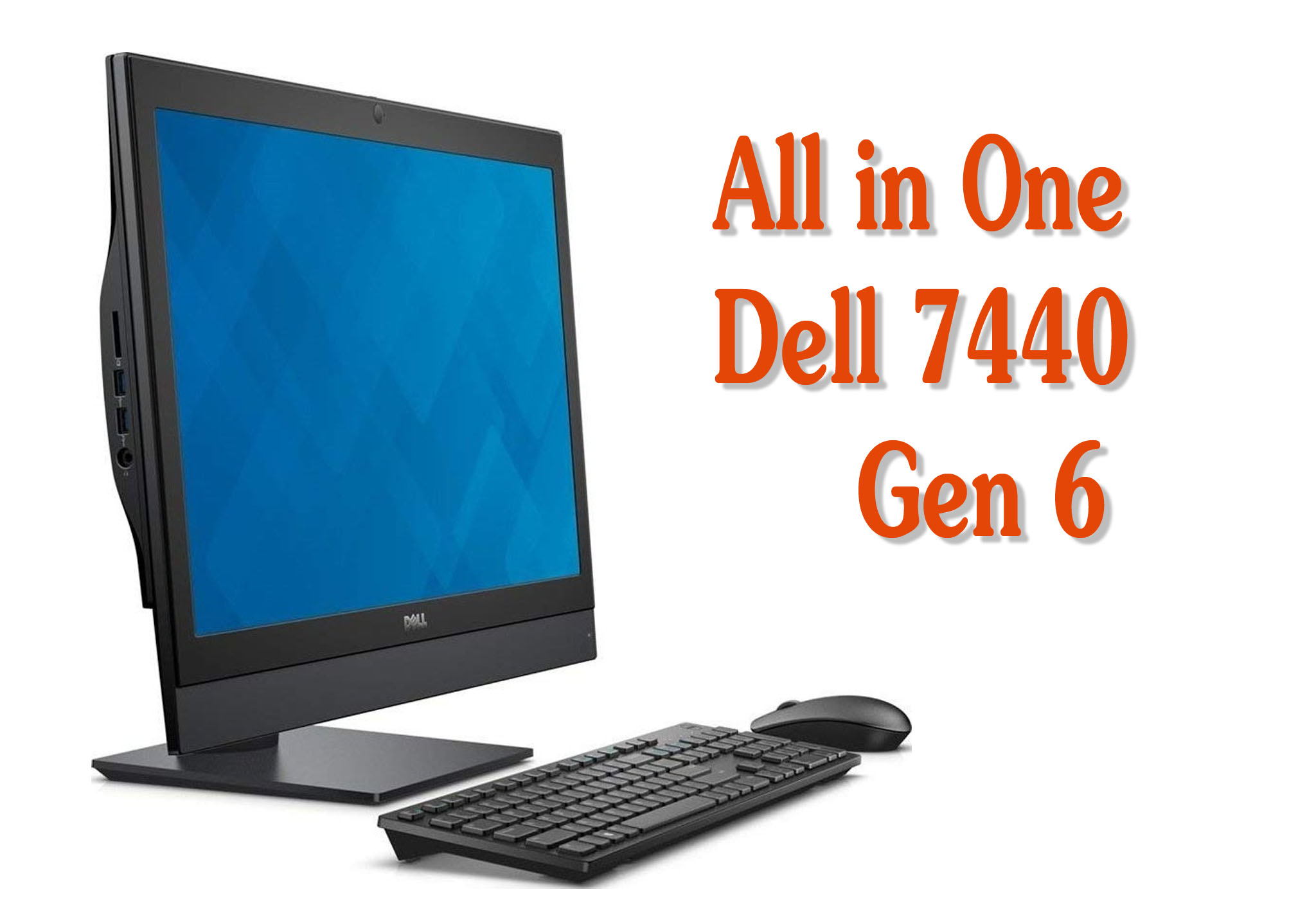All in One Dell OptiPlex 7440, Core i7 Gen 6, 8GB DD4, SSD M2 256G 24in LED IPS
