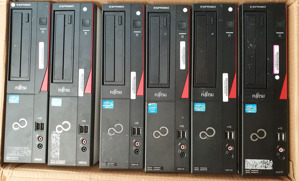Fujitsu Esprimo D551/G, D582/G SFF, G550 , RAM 2Gb, HDD 160GB